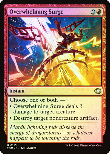 Overwhelming Surge Tarkir: Dragonstorm (Foil)