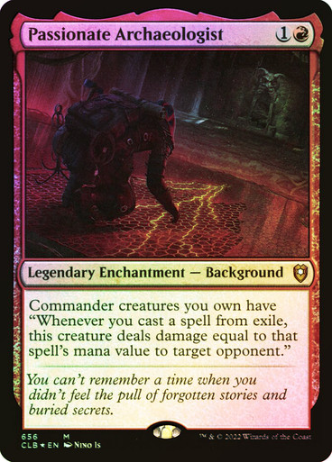Passionate Archaeologist Commander Legends: Baldur's Gate (Foil)