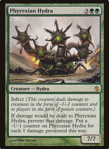 Version en Español Phyrexian Hydra Mirrodin Besieged