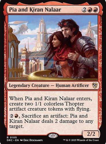 Pia and Kiran Nalaar Aetherdrift Commander