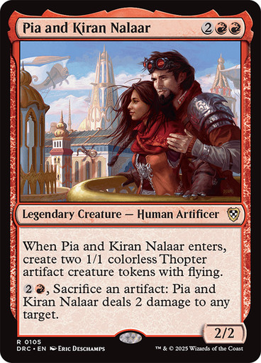 Pia and Kiran Nalaar Aetherdrift Commander
