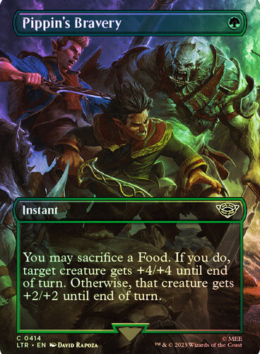 Pippin's Bravery (Borderless) The Lord of the Rings - Variants (Foil)
