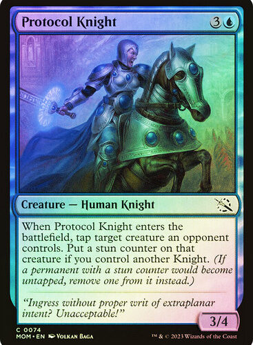 Protocol Knight March of the Machine (Foil)