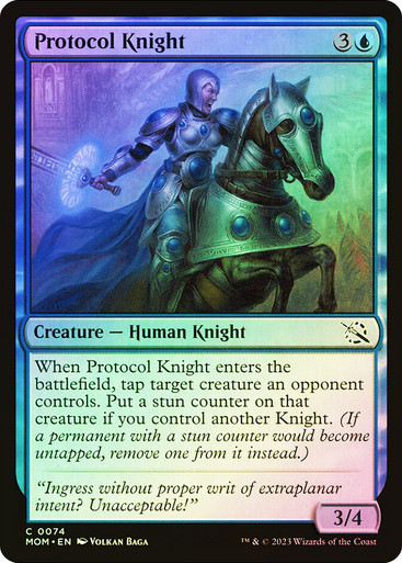 Protocol Knight March of the Machine (Foil)