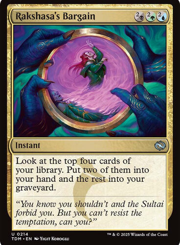 Rakshasa's Bargain Tarkir: Dragonstorm