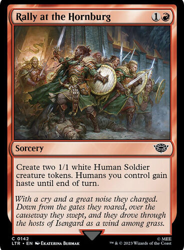 Rally at the Hornburg The Lord of the Rings