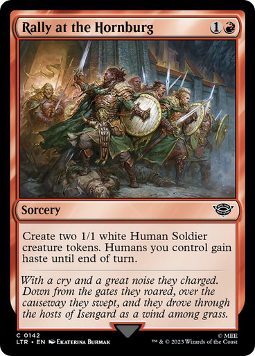 Rally at the Hornburg The Lord of the Rings