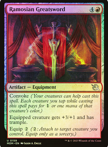 Ramosian Greatsword March of the Machine (Foil)