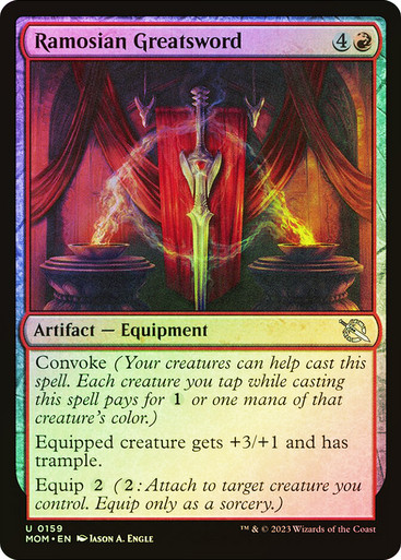 Ramosian Greatsword March of the Machine (Foil)