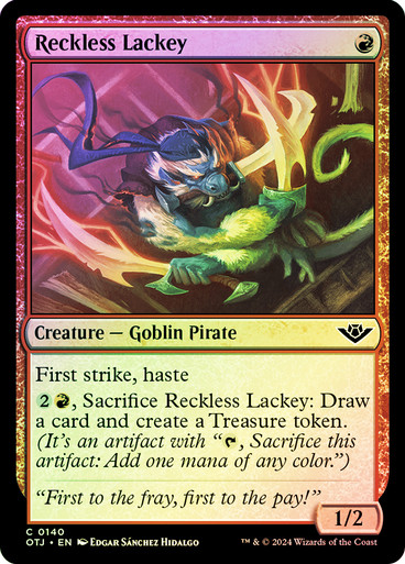 Reckless Lackey Outlaws of Thunder Junction (Foil)