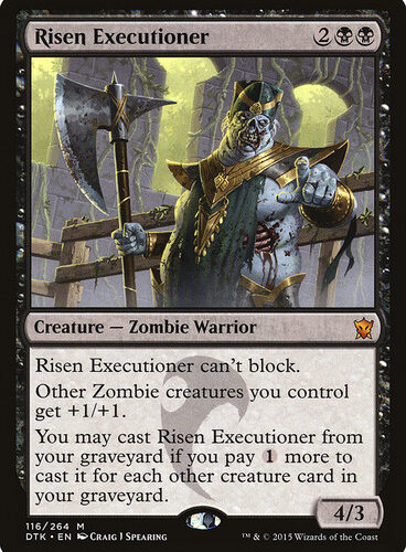 Version en Español Risen Executioner Dragons of Tarkir