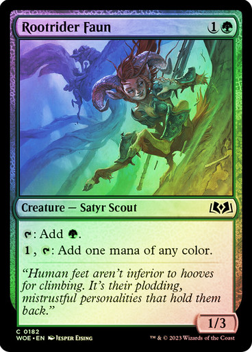 Rootrider Faun Wilds of Eldraine (Foil)