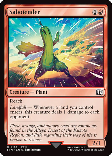 Sabotender FINAL FANTASY