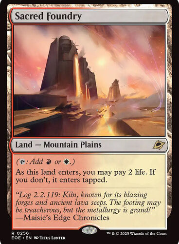 Sacred Foundry Edge of Eternities