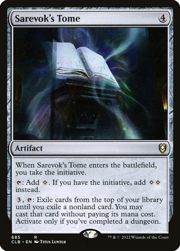 Sarevok's Tome Commander Legends: Baldur's Gate