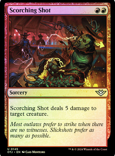 ScorchingShot__37222 Scorching Shot Outlaws of Thunder Junction (Foil)