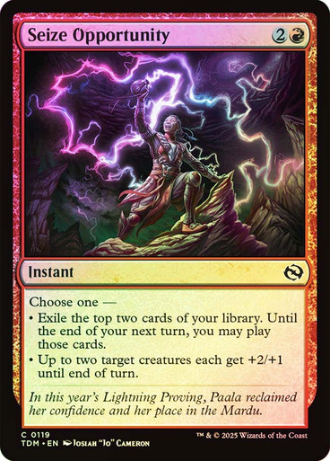 Seize Opportunity Tarkir: Dragonstorm (Foil)