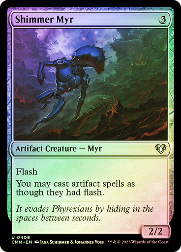 Shimmer Myr Commander Masters (Foil)