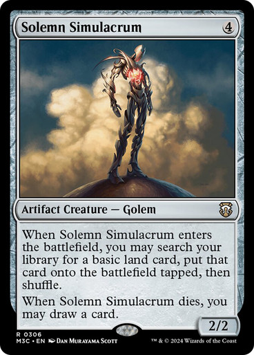 Solemn Simulacrum Modern Horizons 3 Commander