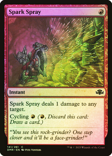 Spark Spray Dominaria Remastered (Foil)