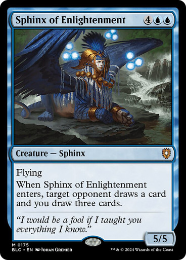 Sphinx of Enlightenment Bloomburrow Commander