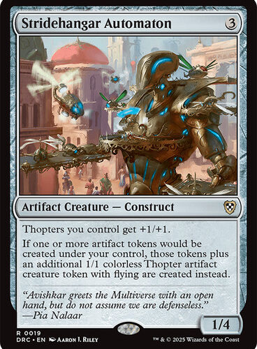 Stridehangar Automaton Aetherdrift Commander