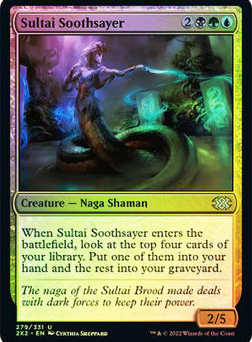 Sultai Soothsayer Double Masters 2022 (Foil)