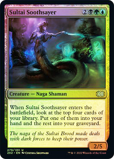 Sultai Soothsayer Double Masters 2022 (Foil)