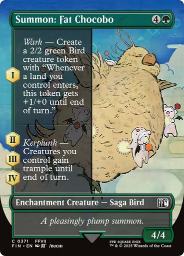 Summon: Fat Chocobo (Borderless) FINAL FANTASY