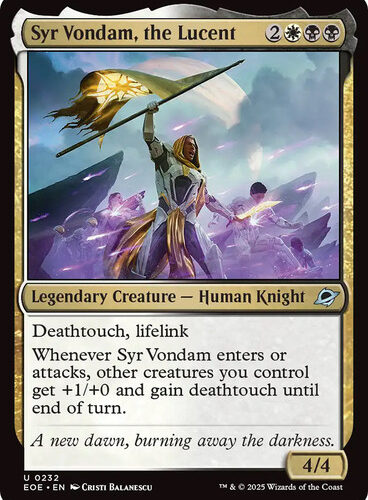 Syr Vondam, the Lucent Edge of Eternities