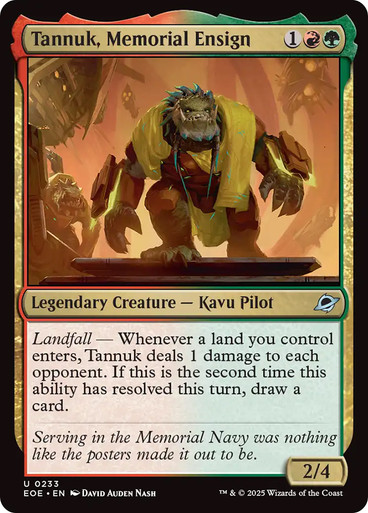 Tannuk, Memorial Ensign Edge of Eternities Foil