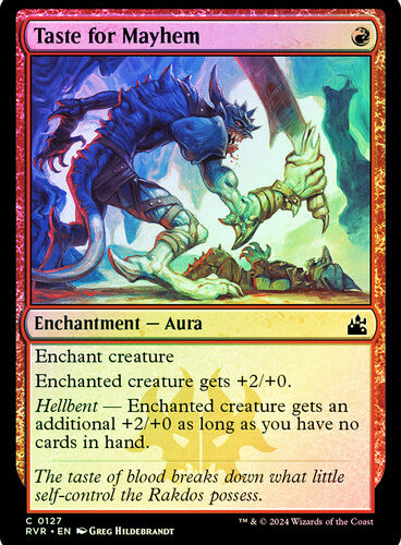 Taste for Mayhem Ravnica Remastered (Foil)