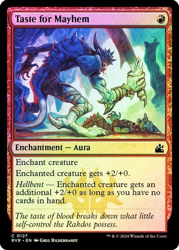 Taste for Mayhem Ravnica Remastered (Foil)