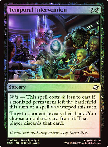 TemporalIntervention__45298 Temporal Intervention Edge of Eternities (Foil)