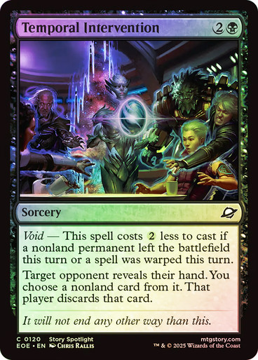 TemporalIntervention__45298 Temporal Intervention Edge of Eternities (Foil)