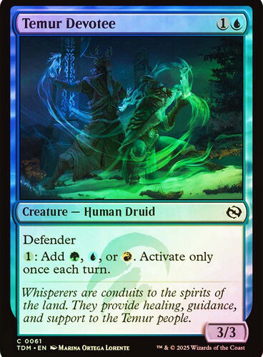 TemurDevotee__87970 Temur Devotee Tarkir: Dragonstorm (Foil)
