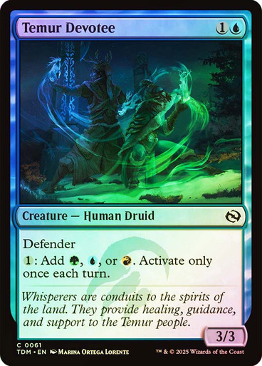 TemurDevotee__87970 Temur Devotee Tarkir: Dragonstorm (Foil)