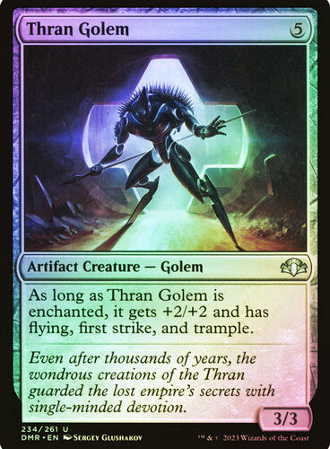 ThranGolem__08840 Thran Golem Dominaria Remastered (Foil)