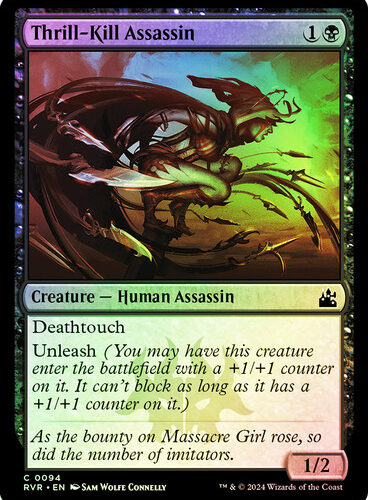 ThrillKillAssassin__58556 Thrill-Kill Assassin Ravnica Remastered (Foil)