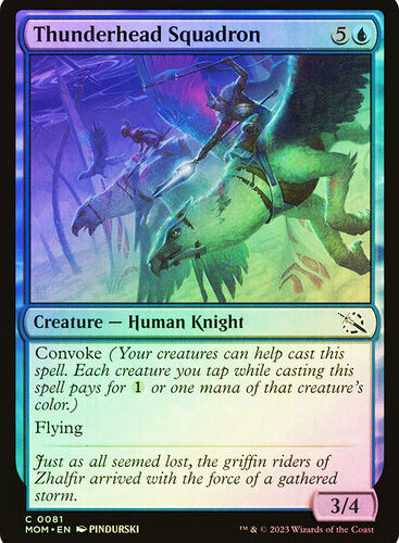 ThunderheadSquadron__37193 Thunderhead Squadron March of the Machine (Foil)