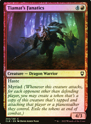 TiamatsFanatics__27335 Tiamat's Fanatics Commander Legends: Baldur's Gate (Foil)