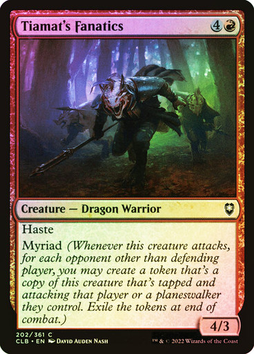 TiamatsFanatics__27335 Tiamat's Fanatics Commander Legends: Baldur's Gate (Foil)