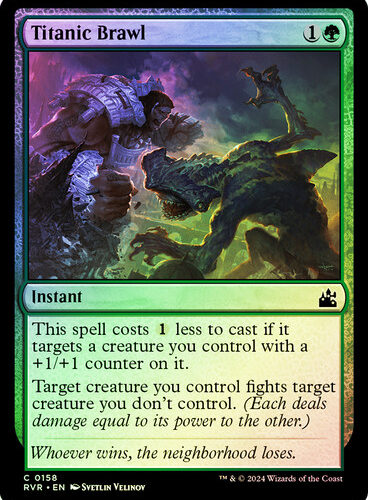 TitanicBrawl__67792 Titanic Brawl Ravnica Remastered (Foil)