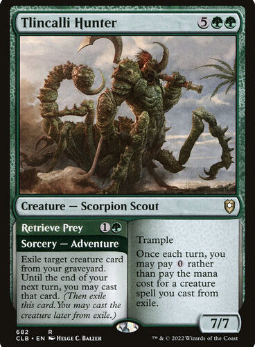 TlincalliHunter__12661 Tlincalli Hunter // Retrieve Prey Commander Legends: Baldur's Gate