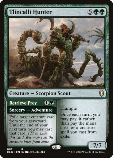 TlincalliHunter__12661 Tlincalli Hunter // Retrieve Prey Commander Legends: Baldur's Gate