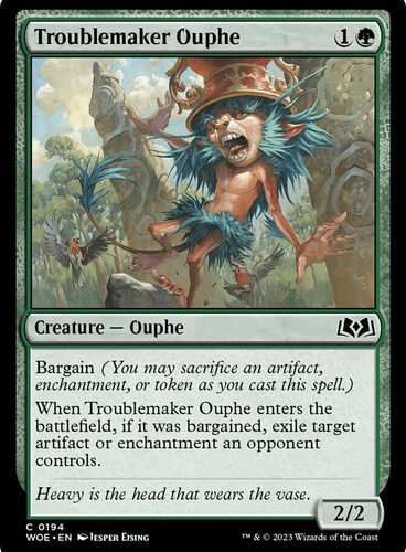 Troublemaker Ouphe Wilds of Eldraine