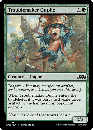 Troublemaker Ouphe Wilds of Eldraine