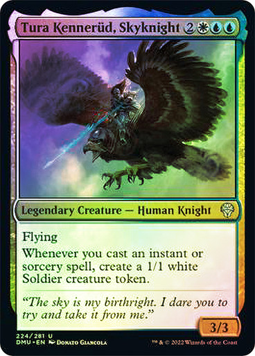 TuraKennerudSkyknight__85580 (1) Tura Kennerud, Skyknight Dominaria United (Foil)