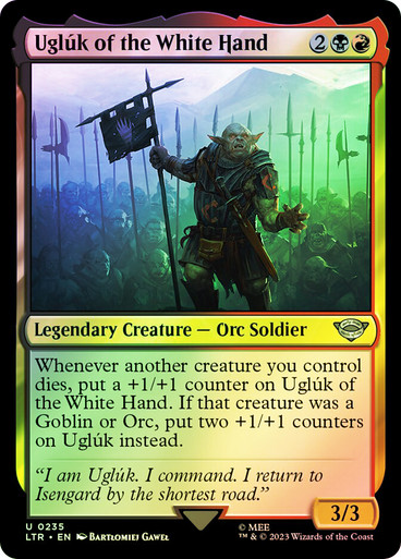 Ugluk of the White Hand The Lord of the Rings (Foil)