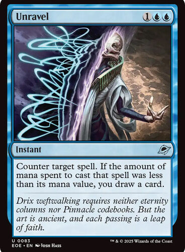 Unravel Edge of Eternities